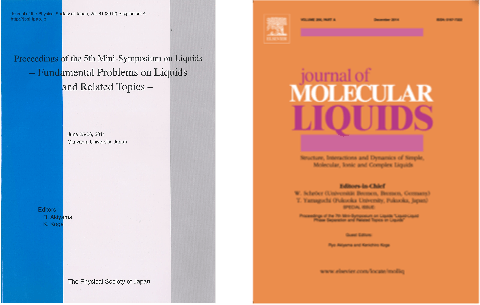 図1：Mini-Symposium on Liquidsの特集号の表紙
